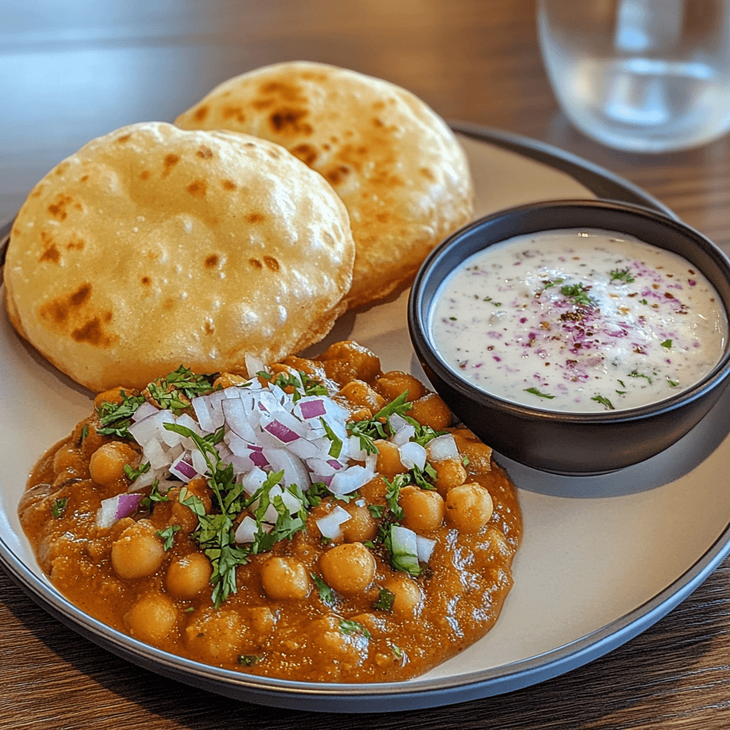 Channa bhatura indian Special lunch