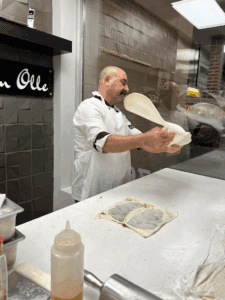 Chef making Feteer