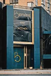 Outside view of Befikre