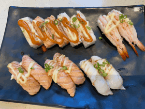 Sushi in Plate