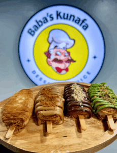 Baba's kunafa outside shop view