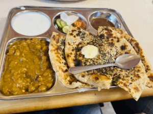 Chole with naan