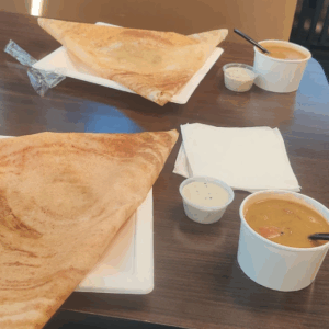 dosa with sambar