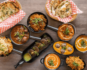 mix indian dishes