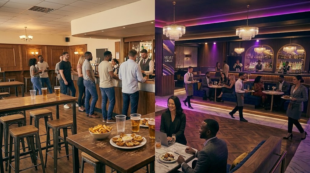 How Does a Standard Bar Compare to a Premium Ultra Lounge for Private Events