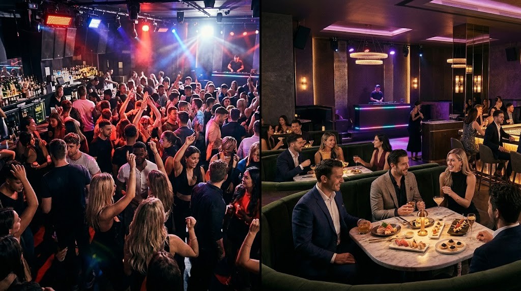 How Does an Ultra Lounge Compare Directly to a Nightclub